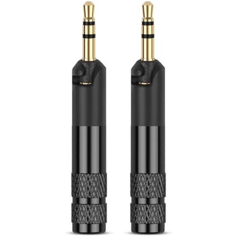 Lot de 2 adaptateurs jack 2,5 mm plaqués or pour casques HD558, HD518 et HD598 (1/5)