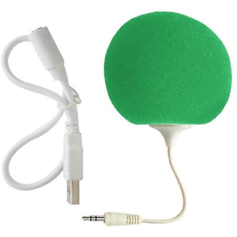 Enceinte boule colorée avec prise casque 3,5 mm, petite enceinte audio portable (1/5)
