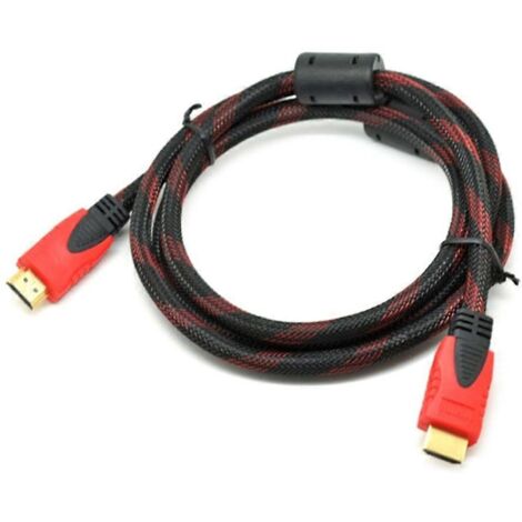 Câble vidéo HDMI 1,5/3 m plaqué or 1,4 GHz 3D pour TVHD - 1,5 m (1/5)