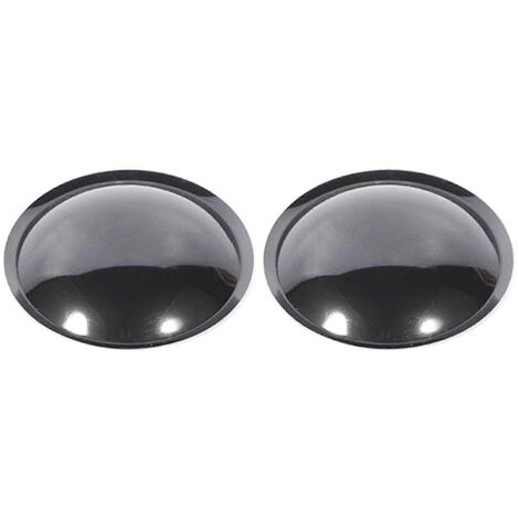 2 pièces Cache-poussière pour haut-parleur, noir, Myra, cache-poussière de réparation - 34 mm (1/5)