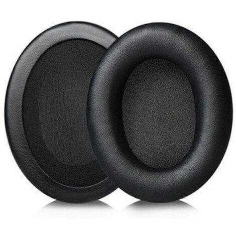 Coussinets d'oreille en cuir PU, revêtement en mousse pour casque d'aviation A10 A20 (1/5)