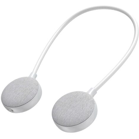 Mini haut-parleur de cou stéréo pour une utilisation à long terme, machine à petits haut-parleurs acoustiques (1/5)