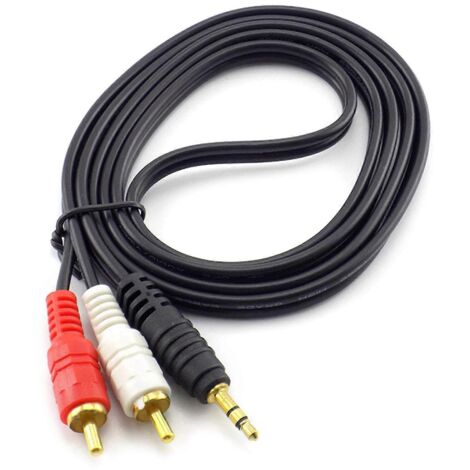 Câble audio microphone, câble audio en Y, adaptateur audio de réparation pour prise casque - 1,5 mètre (1/5)