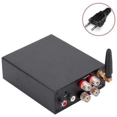 Amplificateur de puissance audio stéréo HiFi numérique 24 V CC - UE (1/5)
