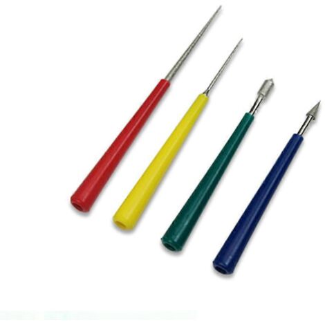 Ensemble de 4 outils d'agrandissement de trous pour perles, diamants, perles de verre et autres perles. Lime à aléser à pointe fine. Outils de bijouterie (1/5)