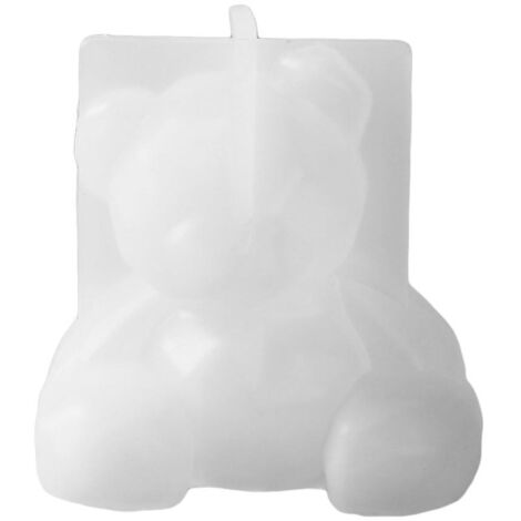 Moule en silicone pour aromathérapie automobile, 3D, fait main, motif ours géométrique (1/5)