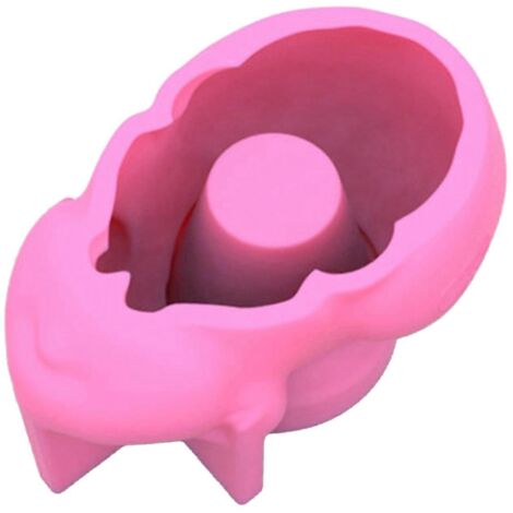 Moule en silicone pour pot de fleurs en forme de souris, moulage en résine époxy pour fleurs et plantes succulentes. (1/5)