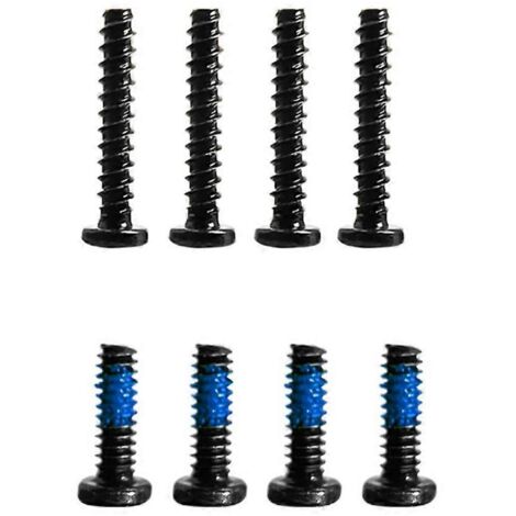 Kit de vis pour console de jeux : vis de fixation du couvercle arrière, jeu complet de vis et outils de réparation (8 vis pour le couvercle arrière). (1/5)