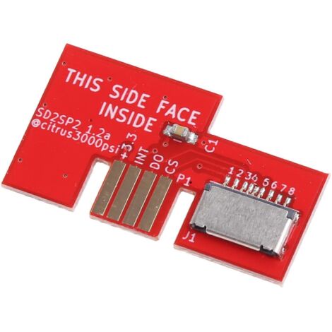 Adaptateur de remplacement pour carte micro SD, lecteur de carte TF pour Game Cube NGC SD2SP2 (1/5)
