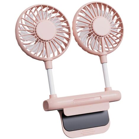 Climatiseur portable, mini ventilateurs de refroidissement rechargeables par USB pour le bureau et la maison (femme) (1/5)