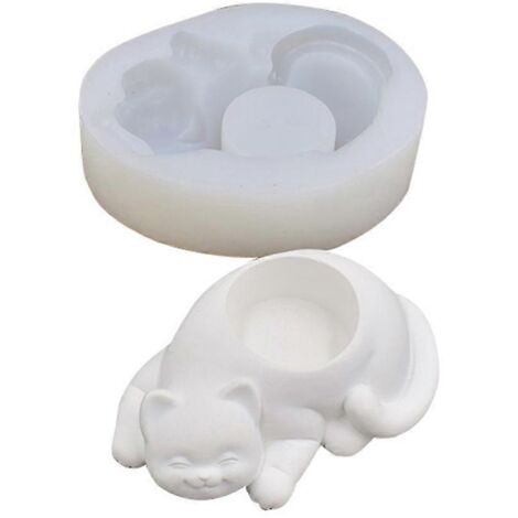 Moule en silicone pour bougies, moule en silicone époxy pour bougies, moule pour bougies à faire soi-même (1/5)