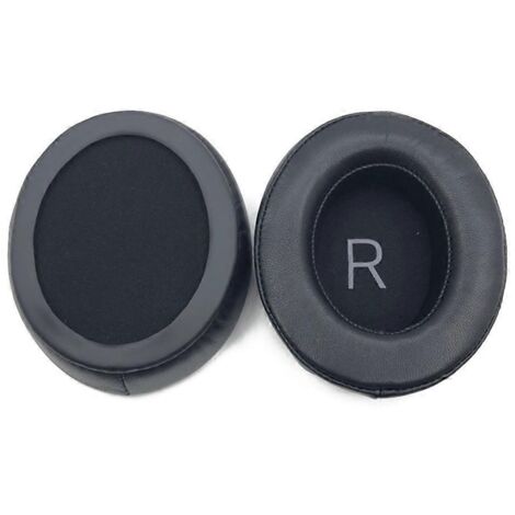 Coussinets de rechange en cuir d'agneau noir pour casque Sennheiser Momentum 3.0 (1/5)