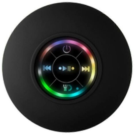 Enceintes sans fil pour salle de bain avec éclairage RGB, barre de son mains libres, compatible avec téléphone et douche. (1/5)