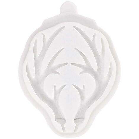Moule en silicone en résine en forme de grandes cornes de cerf - Moules à gâteaux et fondant - Outils de pâtisserie pour la décoration de gâteaux (1/5)