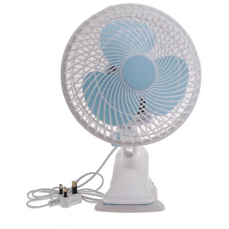 Ventilateur portable universel 9 pouces 30 W à pince pour camping-cars et bureau - Prise britannique (1/5)
