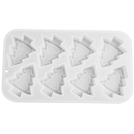 Moule sapin de Noël fait main, démoulage facile, sans résidus, idéal pour la confection de gâteaux mousse. (1/5)