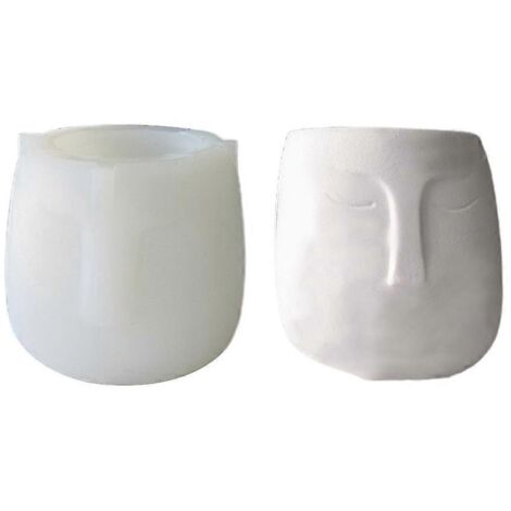 Moule en silicone pour ciment, moule créatif pour pot de fleurs, outil de fabrication de porte-stylos DIY (1/5)