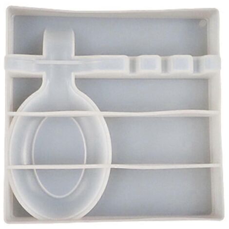 Plateau de rangement pour cuillères, moule en résine époxy, support pour vaisselle, moule en silicone pour assiettes, loisirs créatifs, décoration intérieure, outils de moulage (1/5)