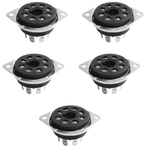 Support de tube à vide 8 broches durable, support de tube octal haute performance longue durée - GZS8 B1 (1/5)