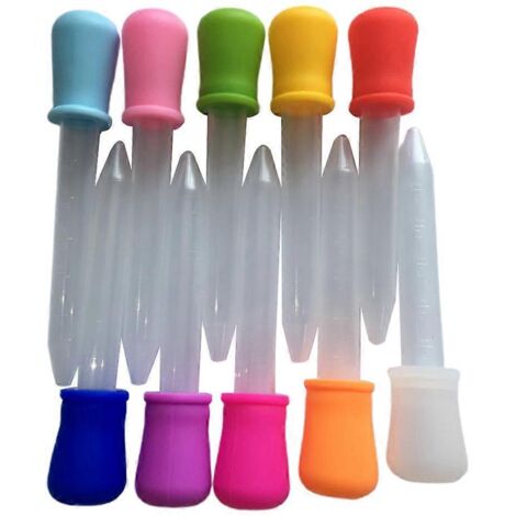 Pipette compte-gouttes en plastique de 5 ml pour transfert de liquide par pression (1/5)