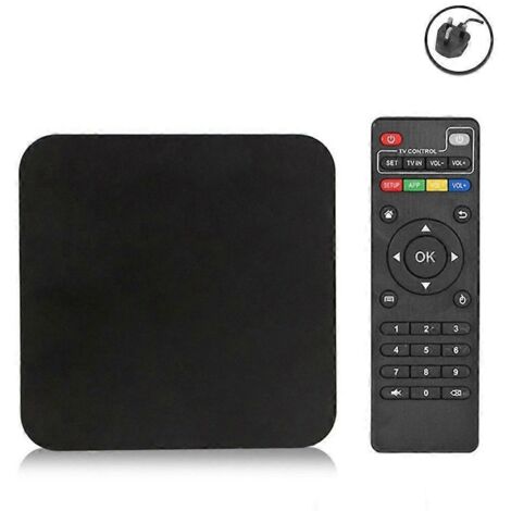 Boîtier multimédia 4K pour Android 7.1, compatible avec les formats vidéo, prise UK, 8 Go et 128 Go de stockage (1/5)
