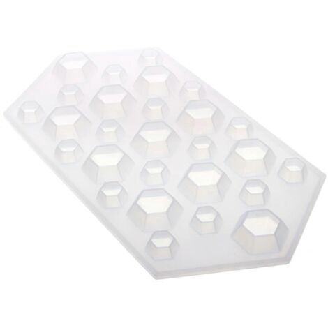 Moule à jouets DIY, moule en silicone, moule en résine, outil pour fabriquer des glaçons en forme de diamant ou de pierre précieuse (1/5)