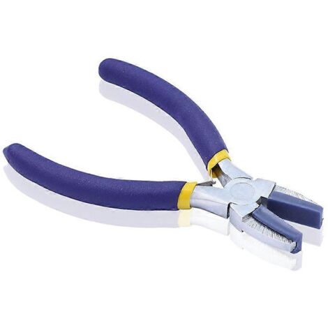 Pince à mâchoires en acier pour la fabrication de bijoux en fil de fer, avec fil de nylon pour le perlage, le bouclage et le façonnage. (1/5)