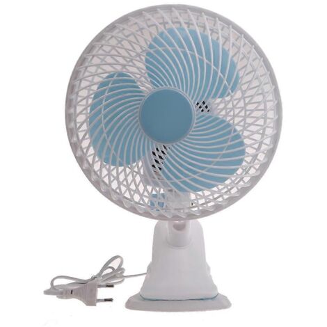 Ventilateur portable universel 9 pouces 30 W à pince pour camping-cars et bureau - Prise européenne (1/5)