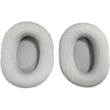 Coussinets d'oreille pour casque de jeu sans fil Barracuda X, en mousse douce et filet gris (1/5)