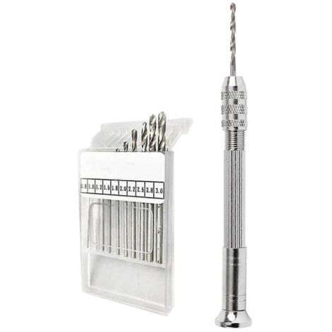 Mini forets hélicoïdaux, petit foret de précision pour outils rotatifs en résine