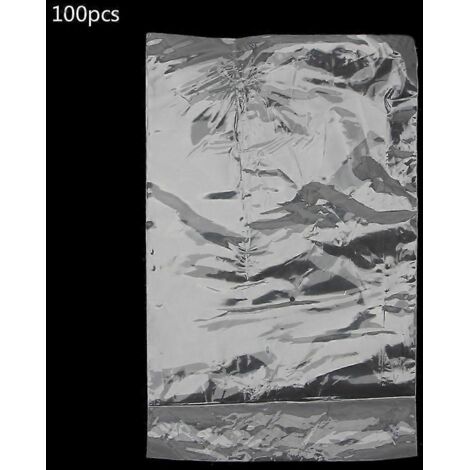 100 sacs en plastique thermorétractables transparents en PVC pour loisirs créatifs et cadeaux faits maison (1/5)