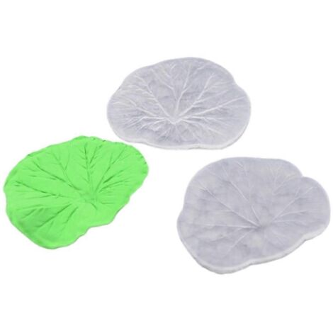 Moules en silicone pour moulage, outil de fabrication artisanale, moule double face en forme de feuille de lotus (1/5)