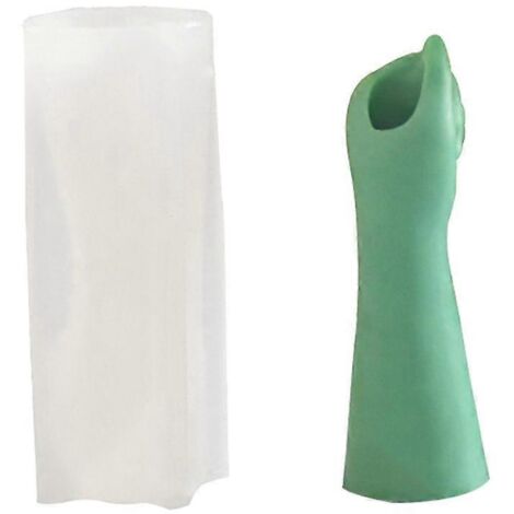 Moule en silicone pour pot de fleurs à main, moule pour jardinière succulente, moule en béton pour porte-stylo (1/5)