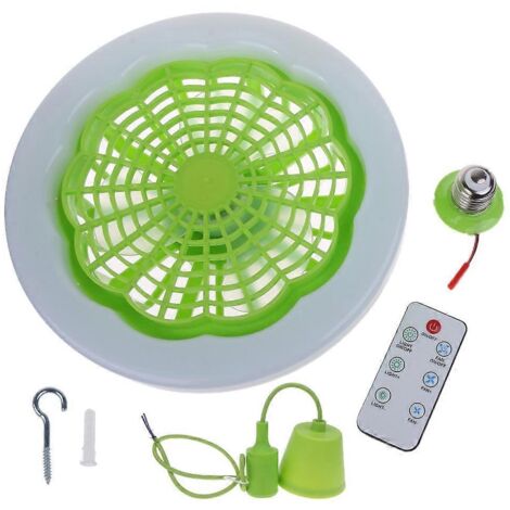 Ventilateur de plafond 30 W avec télécommande - Ventilateur de plafond simple avec lumière - Ventilateur domestique (1/5)