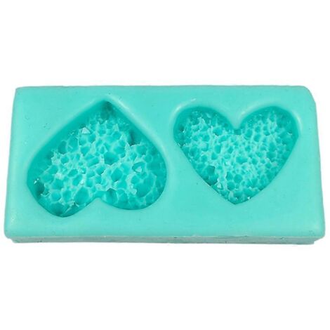 Moule en silicone antiadhésif pour bougie parfumée en forme de cœur 3D, en résine époxy. (1/5)