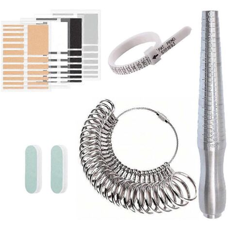 Ensemble d'outils de mesure de bagues, gabarit de mesure pour les doigts (1/5)