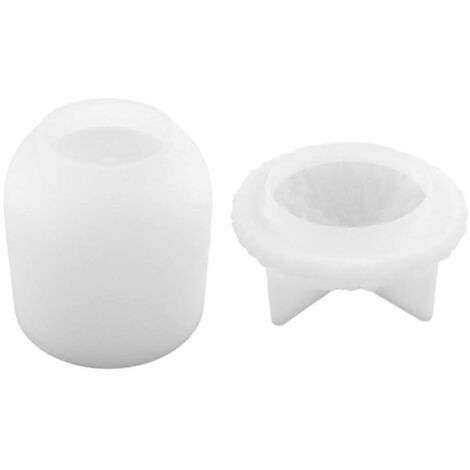 Moule en silicone rond pour boîte de rangement avec couvercles, forme de pomme de pin (1/5)