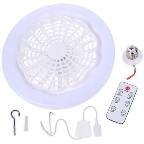 Ventilateur de plafond 30 W avec télécommande - Ventilateur de plafond simple avec lumière - Ventilateur domestique (1/5)