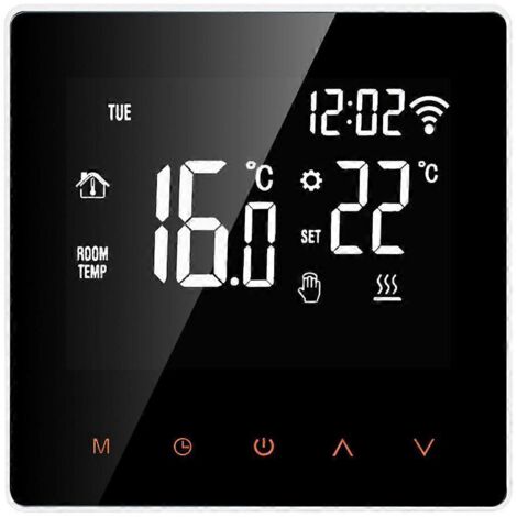Chauffage au sol à eau avec Wi-Fi pour thermostat électrique intelligent Tuya Temp Remote Con-C- (1/5)