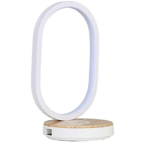 Lampe de bureau LED avec chargeur sans fil, commande sensible et veilleuse de bureau respectueuse des yeux (1/5)
