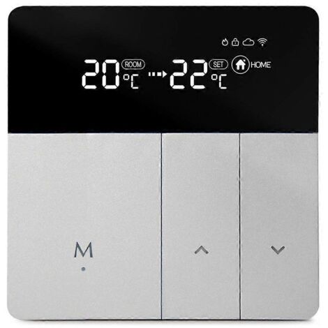 Contrôleur de température sans fil Tuya compatible avec l'application Alexa et Google Home Con-C- (1/5)