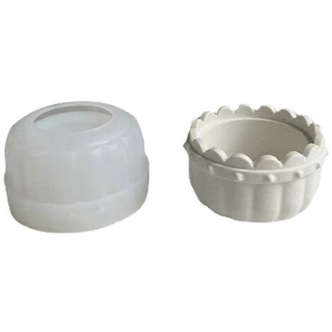Moule en silicone pour pot de fleurs, moule en béton pour ciment, porte-stylo DIY, décorations intérieures (1/5)