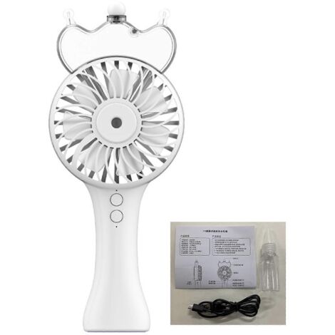 Ventilateur brumisateur portable USB, climatiseur électrique d'extérieur (1/5)