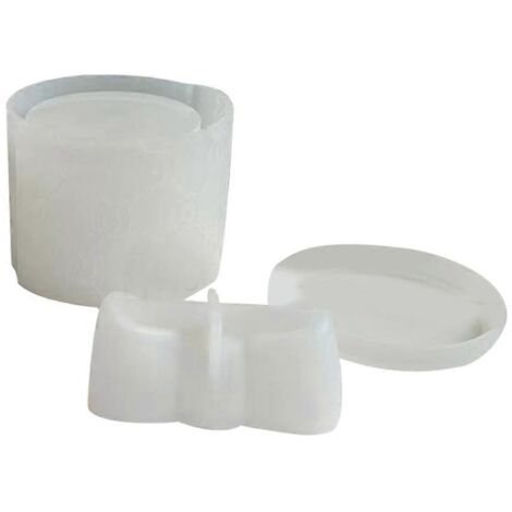 Moules en résine pour pots, moules en silicone, moules en époxy, moules en forme de nœud papillon pour boîtes de rangement (1/5)
