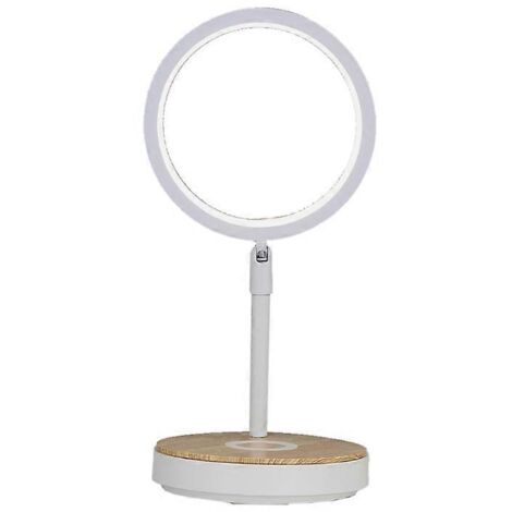 Lampe de bureau LED avec chargeur sans fil, commande sensible et veilleuse de bureau respectueuse des yeux (1/5)