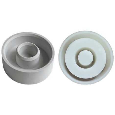 Moule à bougie en silicone à faire soi-même, petit porte-bougie rond en cristal fait main. (1/5)