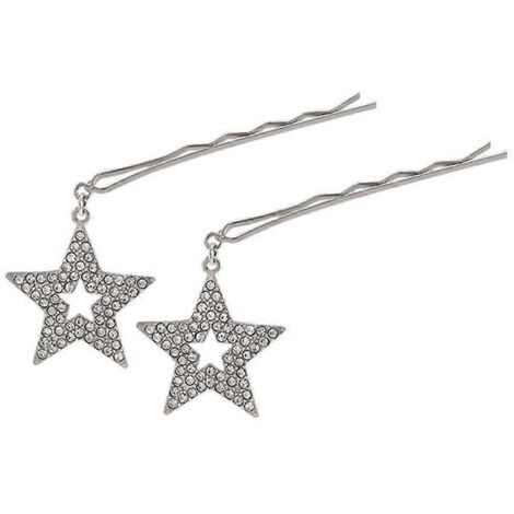 Pince à cheveux en métal en forme d'étoile à cinq branches, barrette pour fille, pince à cheveux pour enfant (1/5)