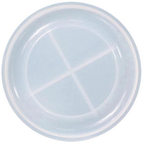 Moules à sous-verres en résine épaisse pour loisirs créatifs, moules ronds en silicone pour dessous de verre (1/5)