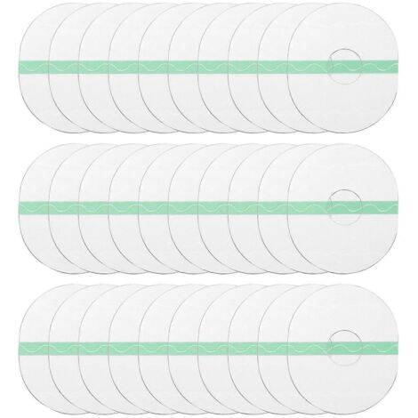 Lot de 30 autocollants résistants à la transpiration et longue durée, protections transparentes pour capteurs - Ovale (1/5)