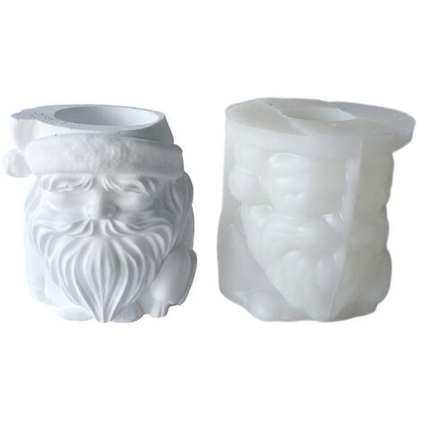 Moule en silicone résine pour pots de fleurs succulentes, idéal pour la création de pots de fleurs de jardin DIY. (1/5)